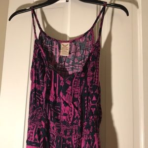 Tribal keyhole maxi dress